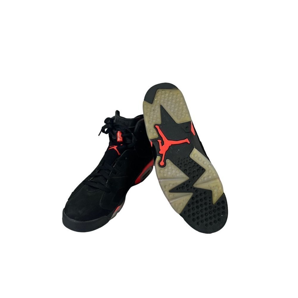 Jordan 6 Retro Infrared Black Men's Sneakers - Picture 6 of 11